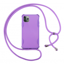 CoveredGear-Necklace - CoveredGear Necklace Case iPhone 11 Pro Max - Lila