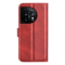 A-One Brand - OnePlus 11 5G Plnboksfodral Calf Texture Flip - Rd