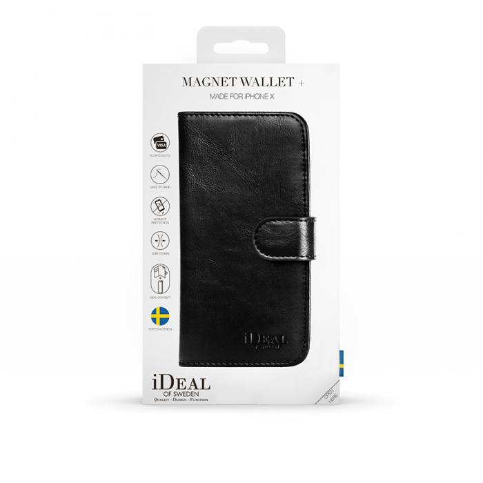 UTGATT5 - iDeal of Sweden Magnet Wallet+ iPhone X/XS - Black