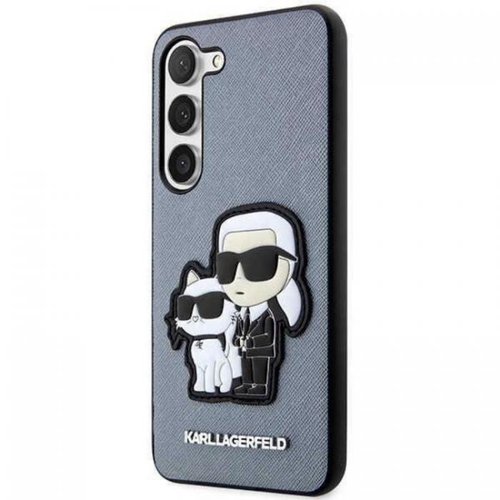 KARL LAGERFELD - Karl Lagerfeld Galaxy S23 Plus Skal Saffiano Karl & Choupette - Gr