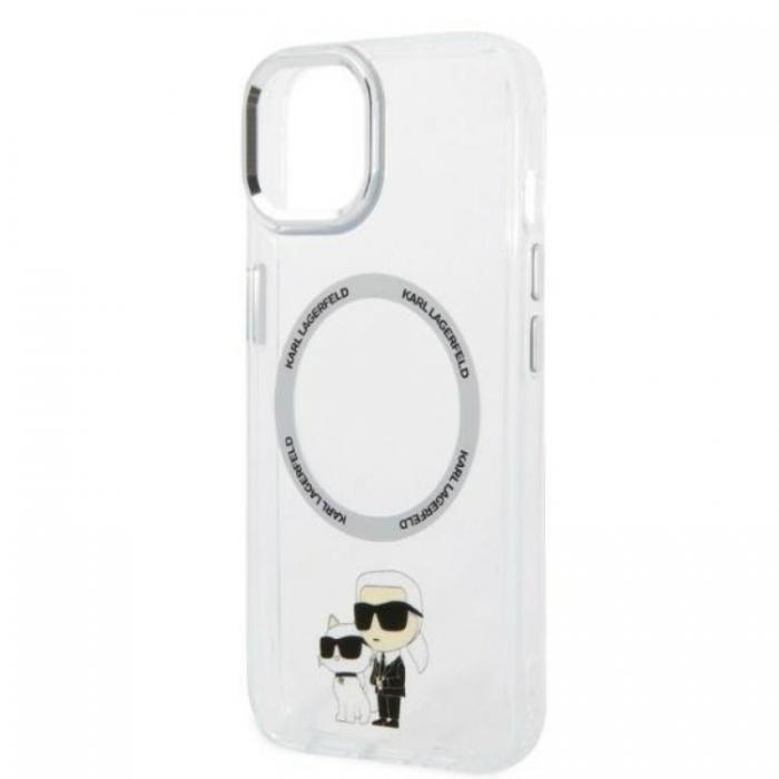 KARL LAGERFELD - Karl Lagerfeld iPhone 14 Plus Skal Magsafe Iconic Karl & Choupette