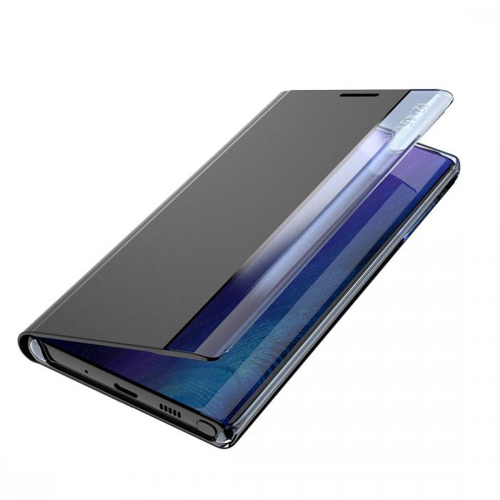 A-One Brand - Galaxy S23 Ultra Fodral Sleep Flip - Bl
