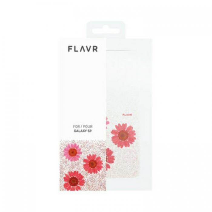 UTGATT5 - FLAVR iPlate Real Flower Gloria Skal Galaxy S9 - Rosa