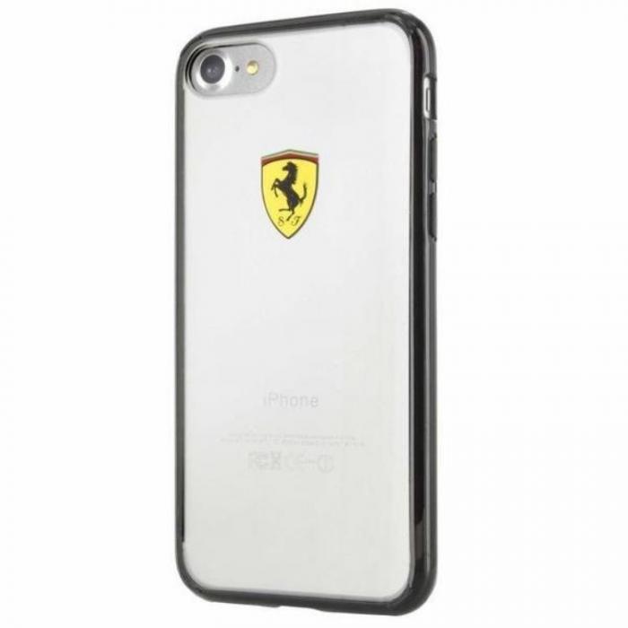 Ferrari - Ferrari Racing ShieldSkal iPhone 7 / 8 / SE 2020 - Svart / Transparent