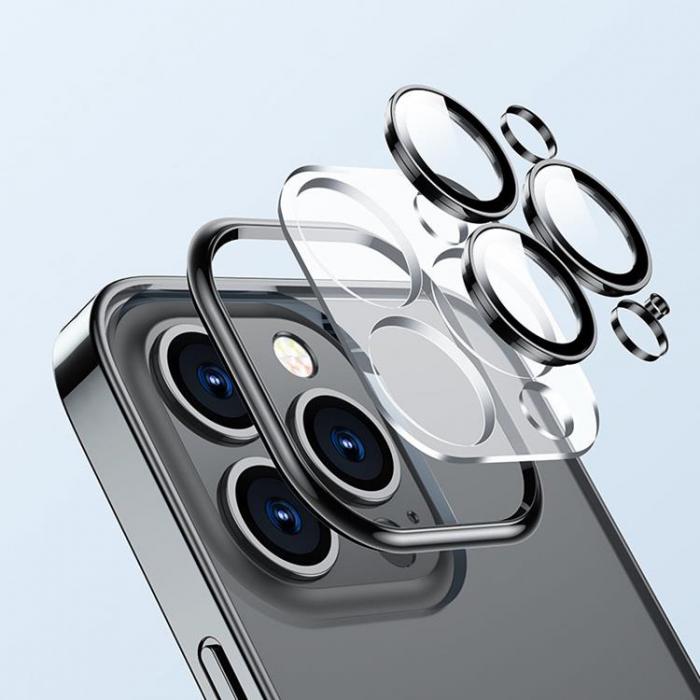 Joyroom - Joyroom iPhone 14 Pro Skal 14Q Med Metallram - Svart