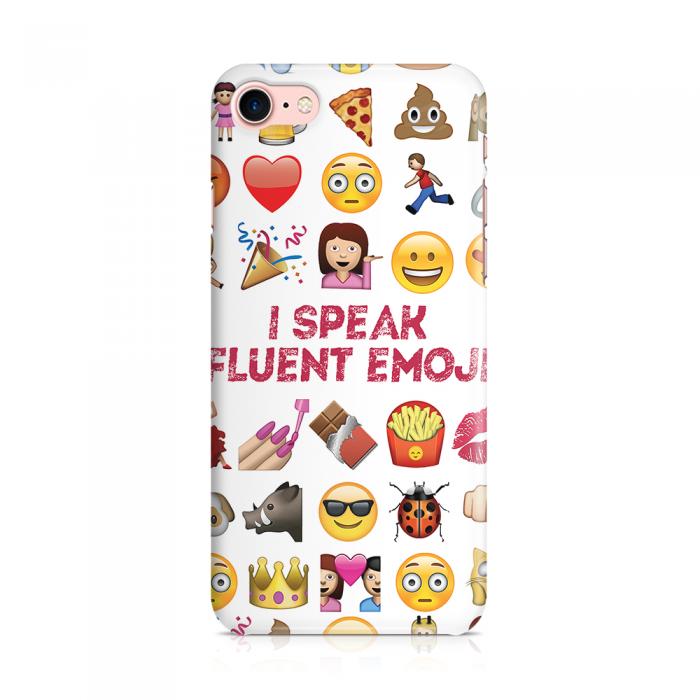 UTGATT5 - Skal till Apple iPhone 7/8 - I speak fluent Emoji