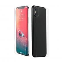 BASEUS - Baseus Härdat glas skärmskydd till iPhone XS MAX (Front + Back)