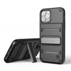 VERUS - VRS DESIGN Damda QuickStand Skal iPhone 12 & 12 Pro - Svart