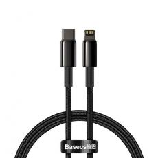 BASEUS - Baseus USB-C Till Lightning Kabel 20 W 1 m Fast - Svart