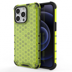 A-One Brand - iPhone 13 Pro Mobilskal Honeycomb Armor - Grön