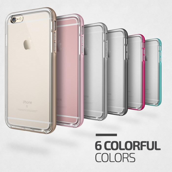 UTGATT5 - Verus Crystal Bumper Skal till Apple iPhone 6(S) Plus - Light Silver