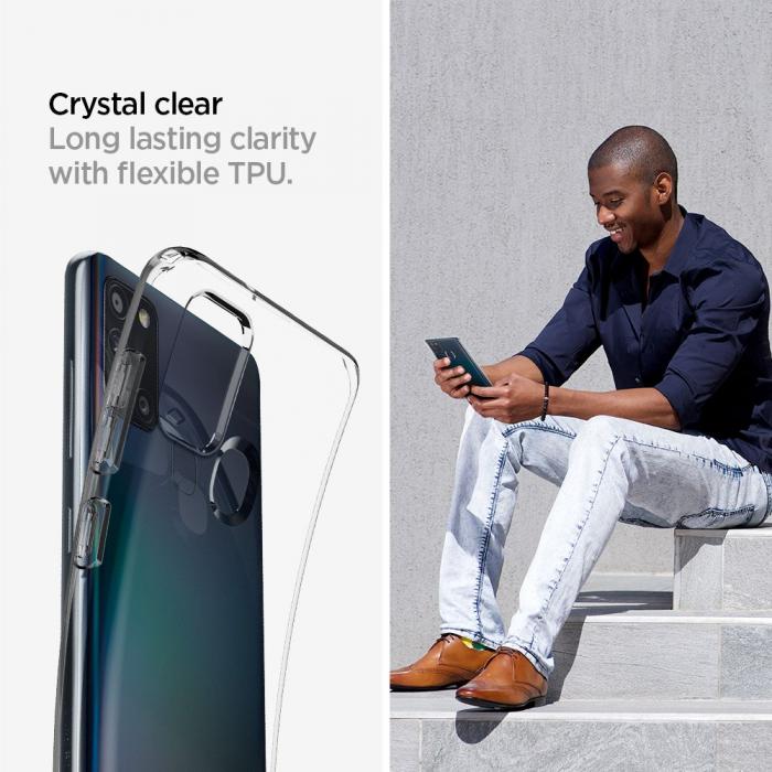 UTGATT1 - SPIGEN Liquid Crystal Galaxy A21S - Crystal Clear