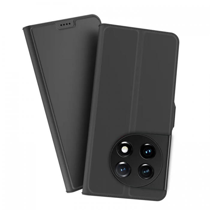 A-One Brand - OnePlus 11 5G Plnboksfodral Flip Folio Kickstand - Svart
