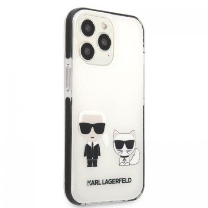 KARL LAGERFELD - Karl Lagerfeld iPhone 13 Pro Skal Karl & Choupette - Vit