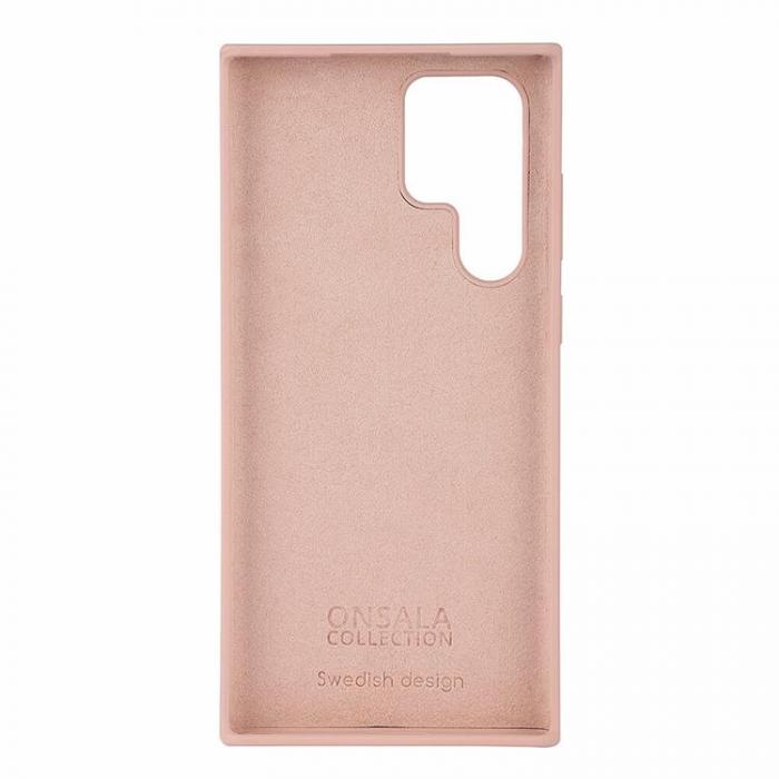 Onsala - Onsala Silikon Skal Galaxy S22 Ultra - Sand Rosa