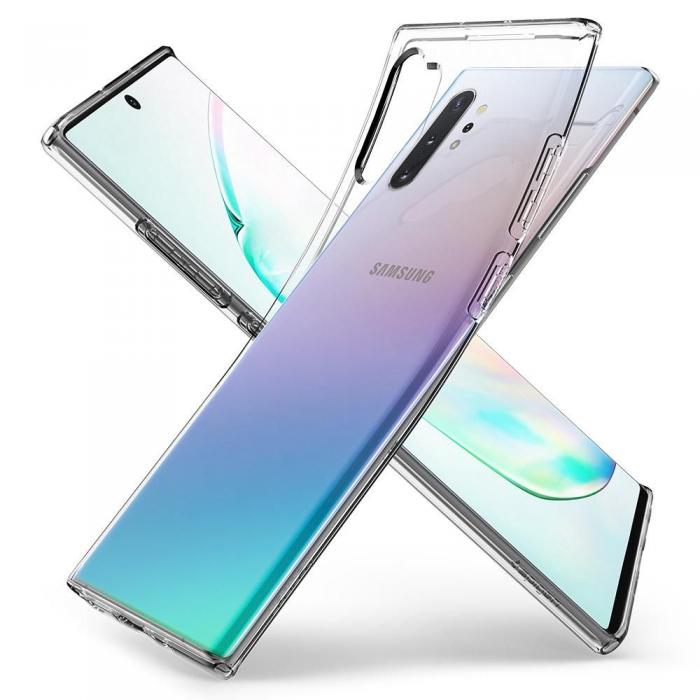 UTGATT5 - Spigen Flytande Crystal Galaxy Note 10+ Plus Crystal Clear