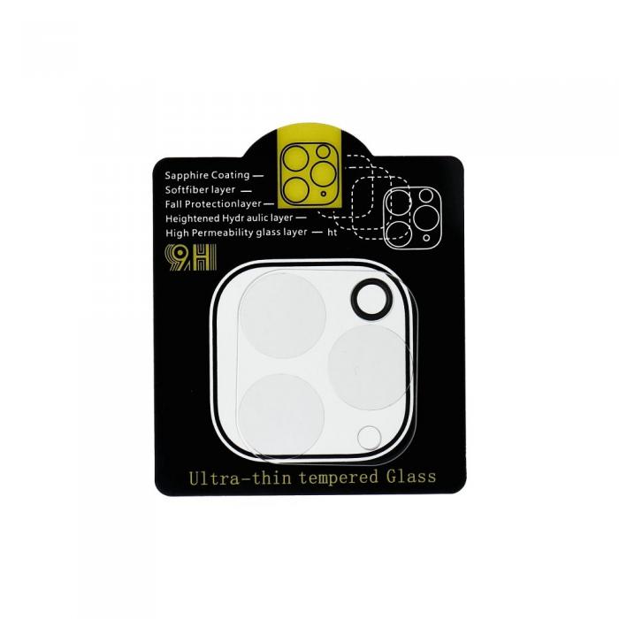 OEM - 5D Full Glue Kameralinsskydd i Hrdat glas fr iPhone 11 Pro