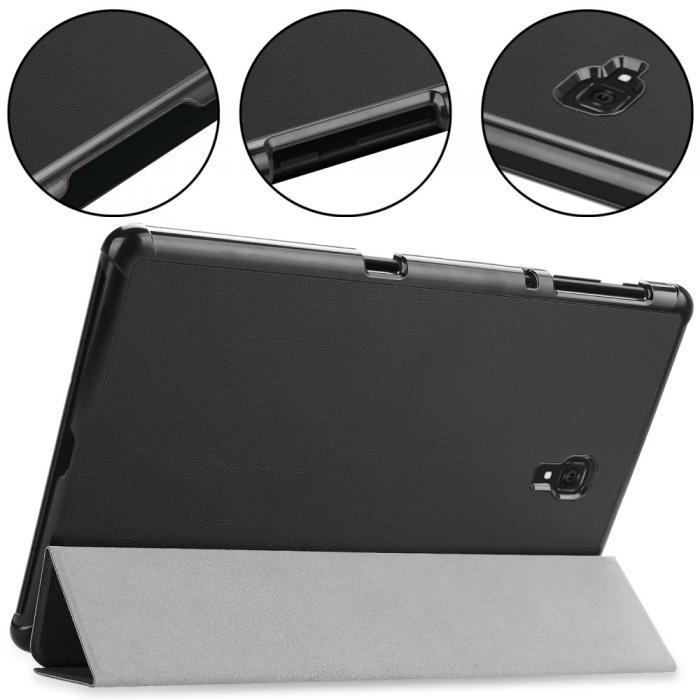 A-One Brand - Tri-fold Fodral fr Samsung Galaxy Tab A 10.5 - Svart