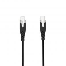 GEAR - GEAR Laddkabel PRO USB-C till USB-C 2.0 1.5m Svart