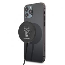 UTGATT1 - Karl Lagerfeld MagSafe Wireless Mobilladdare 15W - Svart