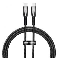 BASEUS - Baseus USB-C till USB-C Kabel 100W 1m - Svart