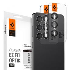 Spigen - [2-Pack] Spigen Galaxy S24 Plus Kameralinsskydd Härdat glas EZ-Fit