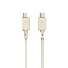 Dudao - Dudao USB-C Till USB-C Kabel 2m - Beige