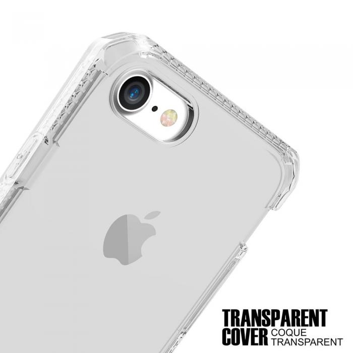 UTGATT5 - Itskins Spectrum 3D Combo Skal till iPhone 8/7 (Clear) + Tempered Glass