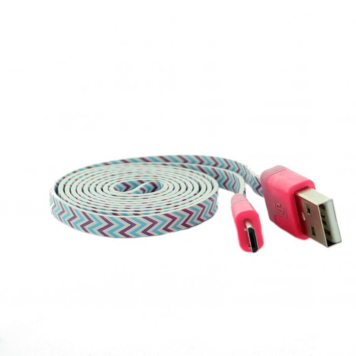 UTGATT5 - i-mee Fantastic Cable Micro-USB - Rosa