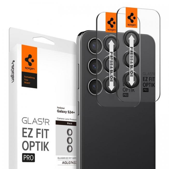 Spigen - [2-Pack] Spigen Galaxy S24 Kameralinsskydd Hrdat glas EZ-Fit