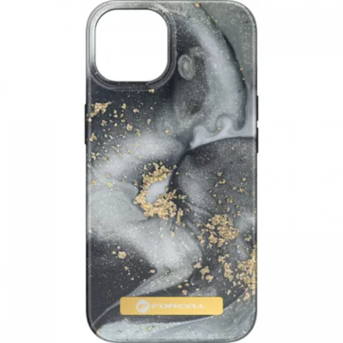 Forcell - Forcell iPhone 14 Mobilskal Magsafe Mirage Marble Mist