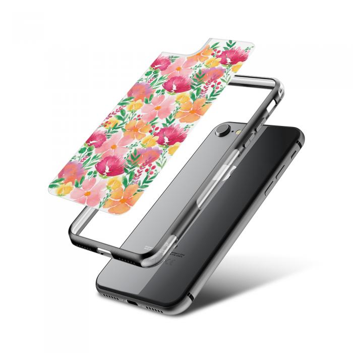 UTGATT5 - Fashion mobilskal till Apple iPhone 8 - Blom-mlning