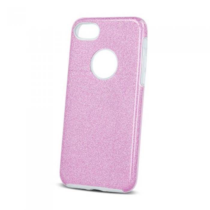 TelForceOne - Glitter Skal iPhone 11 Pro Max Rosa Skyddande Mobilfodral