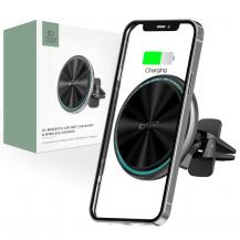 Tech-Protect - Magsafe Car Mount Trådlös Laddare 15W A2 till Ventgaller - Svart