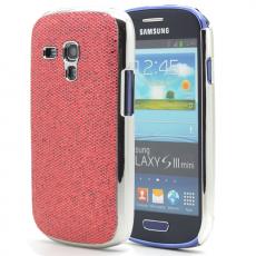 A-One Brand - Sparkle Baksideskal tillSamsung Galaxy S3 mini i8190 (Röd)