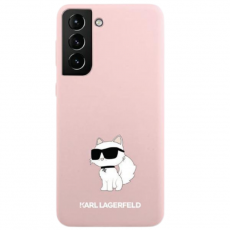 KARL LAGERFELD - Karl Lagerfeld Galaxy S23 Ultra Skal Silicone Choupette - Rosa