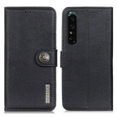 KHAZNEH - KHAZNEH Sony Xperia 10 IV Plånboksfodral Magnetic Flip - Svart