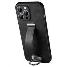 SULADA - SULADA iPhone 14 Pro Max Mobilskal Kickstand med Wristband - Svart