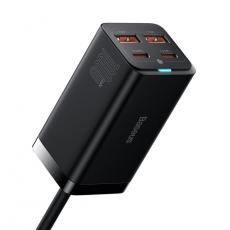 BASEUS - Baseus Väggladdare 2x USB-C/2x USB-A GaN3 100W - Svart