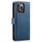 DG.MING - DG.MING iPhone 14 Pro Plnboksfodral Split Detachable Flip - Bl