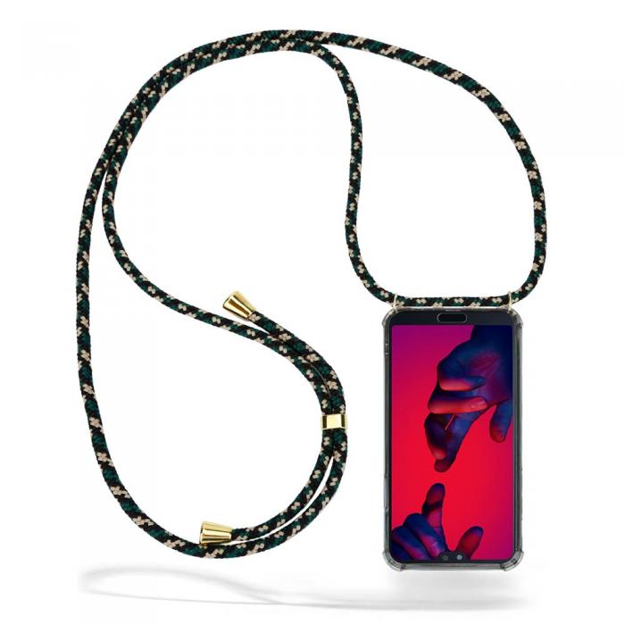 Boom of Sweden - Boom Huawei P20 Pro skal med mobilhalsband - Green Camo Cord