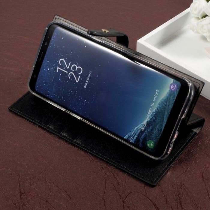 UTGATT5 - Mercury Romance Plnboksfodral till Samsung Galaxy S8 - Svart