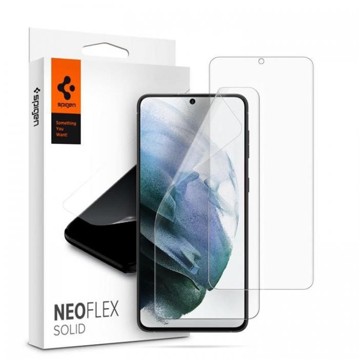 Spigen - Spigen Neo Flex Solid Skrmskydd Galaxy S21 - Clear