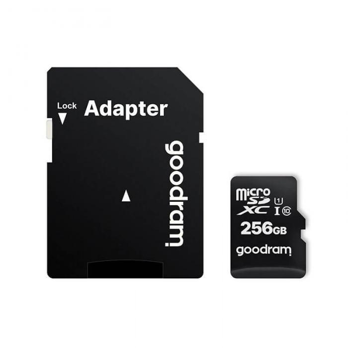 UTGATT1 - Goodram Microcard 256 GB micro SD XC UHS-I class 10 memory card