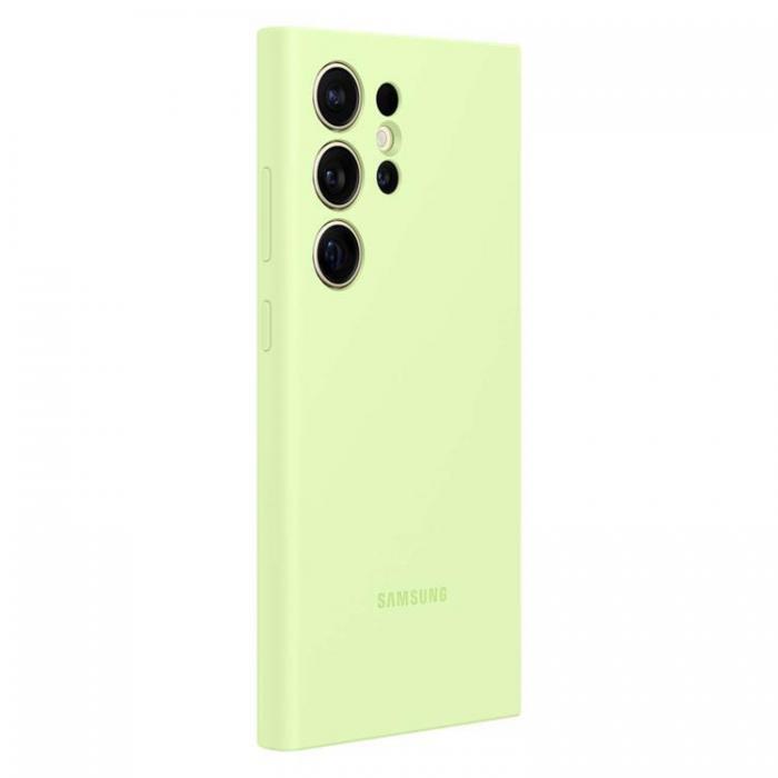 Samsung - Samsung Galaxy S24 Ultra Mobilskal Silikon - Ljusgrn