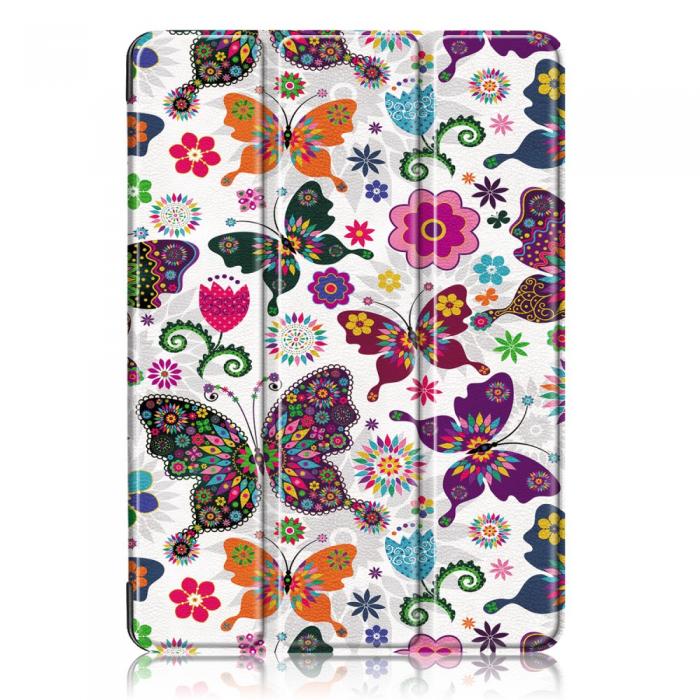 A-One Brand - Fodral iPad Air 4 10.9 (2020) - Butterfly & Flowers