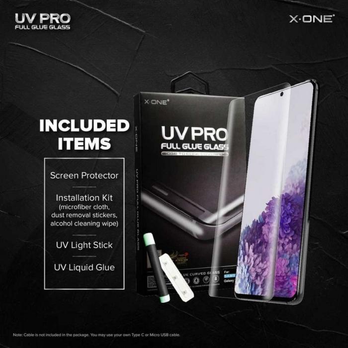 X-One - X-One Samsung Galaxy S21 Ultra Skrmskydd av UV Glas