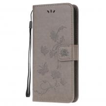A-One Brand - Butterfly Plånboksfodral till Huawei P40 Pro - Grå