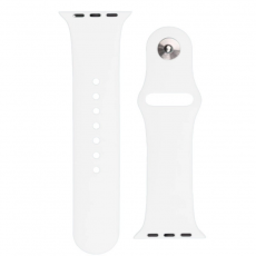 A-One Brand - Apple Watch (41/40/38mm) Armband Silicon APS - Vit