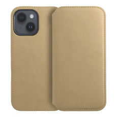 A-One Brand - iPhone 15 Pro Plånboksfodral Dual Pocket - Guld